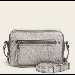 Frye Metallic Zip Camera Crossbody Bag